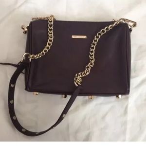 Rebecca Minkoff Leather Crossbody Purse Burgundy